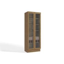 Módulo Cozinha Kappesberg Botanic Botanic M628 c/ 2 Portas de Vidro e 1 Gaveta 50cm Nogueira/Fendi - Kappesberg