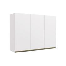 Módulo Cozinha Kappesberg Maxxi Armário G766 3 Portas 120cm Polipropileno Branco