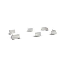 Módulo Cozinha Kappesberg Maxxi Kit c/ 6 Pés PVC B111 Branco-Kappesberg