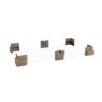 Módulo Cozinha Kappesberg Maxxi Kit c/ 6 Pés PVC B111 Nogal-Kappesberg