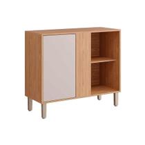 Módulo Cozinha MGM Divina Balcão c/ Tampo de Canto c/ 1 Porta 92cm Cinamomo/Off White-MGM Módulo Cozinha MGM Divina Balcão c/ Tampo de Canto c/ 1 Porta 92cm Cinamomo/Off White-MGM