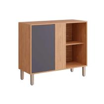 Módulo Cozinha MGM Divina Balcão c/ Tampo de Canto c/ 1 Porta 92cm Cinamomo/Titanium-MGM Módulo Cozinha MGM Divina Balcão c/ Tampo de Canto c/ 1 Porta 92cm Cinamomo/Titanium-MGM