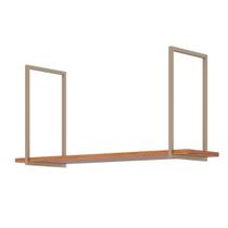 Módulo Cozinha MGM Divina Prateleira Suspensa 125cm Cinamomo-MGM