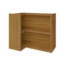 Módulo Cozinha Nesher Baronesa Armário Canto Reto Freijó