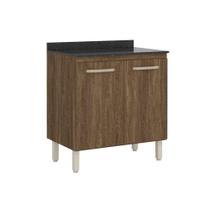 Módulo Cozinha Nicioli Loá Balcão 2 Portas c/ Tampo Evora