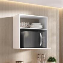 Módulo Cozinha Suporte Nicho para Micro-ondas Forno Elétrico 60cm Branco Dante