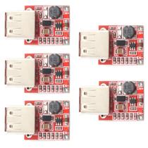 Módulo DC Boost JacobsParts (5 Unidades) - 3,7V-5V para 5V 1,5A USB