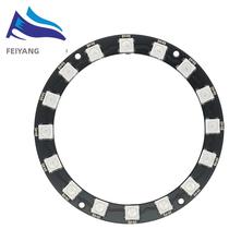 Módulo De Anel LED RGB 1Bit 8Bit 12Bit 16Bit 24Bit WS2812 5050 Com Driver Integrado Para Arduinos