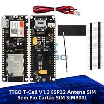Módulo De Antena GSM GPRS SIM800L TTGO T-Call V1.3 Módulo Sem Fio Para Arduino