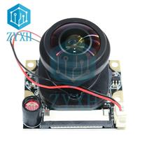 Módulo De Câmera 5MP 1080P OV5647 Visão Noturna Diurna Visão De 175 Graus Para Raspberry Pi 4/3B +