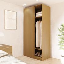 Módulo de Canto Linear Closet sem Porta Jade CabeCasa MadeiraOriginals Avelã Módulo de Canto Linear Closet sem Porta Jade CabeCasa MadeiraOriginals Avelã