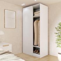 Módulo de Canto Linear Closet sem Porta Jade CabeCasa MadeiraOriginals Branco Módulo de Canto Linear Closet sem Porta Jade CabeCasa MadeiraOriginals Branco