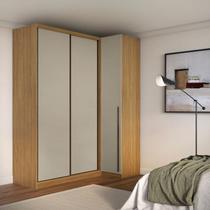 Módulo de Canto Porta de Correr 3 Portas Mdf Altezza Trend Módulo de Canto Porta de Correr 3 Portas Mdf Altezza Trend