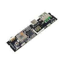 Módulo De Carregamento Rápido De 22.5W 2-Vias DIY Placa Mãe Com Display Digital Porta USB Tipo-C