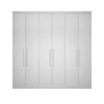 Modulo de Casal Safira para Guarda Roupa em MDF com 6 Portas e 4 Gavetas Clic Móveis