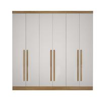 Modulo de Casal Safira para Guarda Roupa em MDF com 6 Portas e 4 Gavetas Una Mobília Modulo de Casal Safira para Guarda Roupa em MDF com 6 Portas e 4 Gavetas Una Mobília