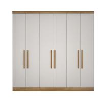 Modulo de Casal Safira para Guarda Roupa em MDF com 6 Portas e 6 Gavetas Clic Móveis