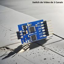 Módulo De Comutação De Vídeo De 3 Canais 5.8G Para Câmera RC, Acessórios Para Drone FPV UAV