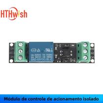 Módulo de controle de acionamento isolado de relé único 3V Placa de acionamento de alto nível