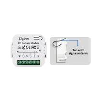 Módulo De Controle De Cortinas Inteligente WiFi Zigbee TNCE Para Persianas E Motores De Cortinas,