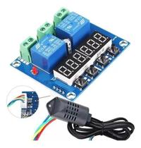 Módulo De Controle De Temperatura E Umidade Xh-M452 Dc 12V
