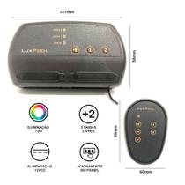 Módulo de Controle p/ LED de Piscina Luxpool RGB + 2 Saídas Auxiliares PDX1374N