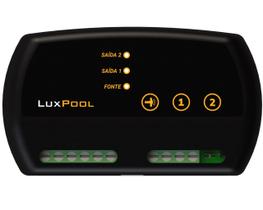 Módulo de Controle para Iluminação Led RGB Colorida de Piscina com 2 Saídas Auxiliares- Luxpool