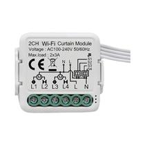 Módulo De Cortina Wi-fi Inteligente, Interruptor Cego Para Persiana Elétrica, Compatível Com Alexa,