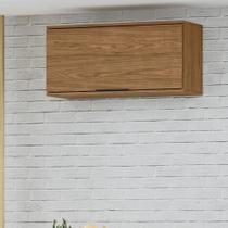 Módulo De Cozinha Armário Aéreo Porta Basculante 80cm - Toscana Freijó