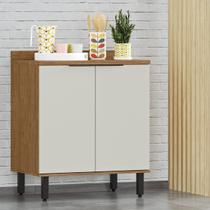 Modulo de Cozinha Balcão de Pia 80cm 2 Portas - Toscana