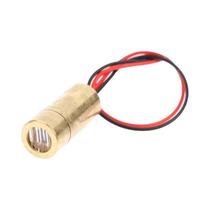 Módulo De Diodo Laser Vermelho 650nm 9mm 3V 50mW Para Marcenaria Com Ponto De Linha De Cobre