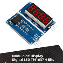 Módulo De Display Digital LED De 4 Dígitos 0,36 Polegadas Tubo Anódico VERMELHO Para Arduino TM1637