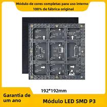 Módulo De Display Digital LED Em Cores Completas 192x192mm HUB75 RGB Para Painel De Vídeo Interno