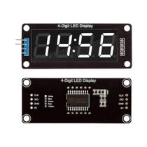 Módulo De Display LED De 4 Dígitos 0,56 Polegadas Para Arduino Indicador De Relógio De 7 Segmentos