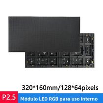 Módulo De Display LED Matricial Em Cores Completas 128x64 RGB 320x160mm Alta Resolução Para Tela