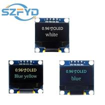 Módulo De Display OLED 128x64 De 0,96 Polegadas IIC Serial Amarelo Azul Branco Para Arduino I2C Módulo De Display OLED 128x64 De 0,96 Polegadas IIC Serial Amarelo Azul Branco Para Arduino I2C