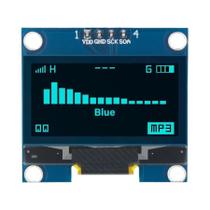 Módulo De Display OLED Azul E Branco De 1,3 Polegadas I2C SH1106 128X64 Tela LCD LED Comunicação IIC