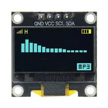 Módulo De Display OLED Branco Azul Amarelo 128X64 I2C Driver SSD1315 Placa De Tela LCD Serial De 4