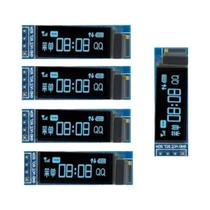 Módulo De Display OLED Branco Azul Amarelo De 0,91 Polegadas 128X32 OLED LCD LED Para Comunicação