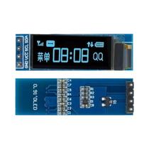 Módulo De Display OLED Branco Azul Amarelo De 0,91 Polegadas 128X32 OLED LCD LED Para Comunicação