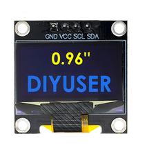 Módulo De Display OLED Branco Azul Amarelo De 0,96 Polegadas 128x64 IIC I2C Para Arduino