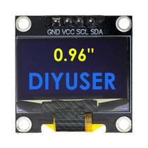 Módulo De Display OLED Branco De 0,96 Polegadas 128x64 I2C SSD1306 Tela LCD Para Arduino DIYUSER Módulo De Display OLED Branco De 0,96 Polegadas 128x64 I2C SSD1306 Tela LCD Para Arduino DIYUSER