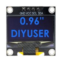Módulo De Display OLED Branco De 0,96 Polegadas 128x64 I2C SSD1306 Tela LCD Para Arduino DIYUSER