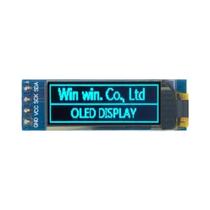 Módulo De Display OLED De 0,91 Polegadas 128X32 Branco Azul SSD1306 LCD LED Para Comunicação Arduino