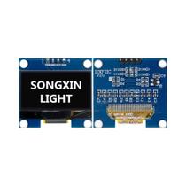 Módulo De Display OLED De 1.3 Polegadas 128X64 Comunicação SPI I2C Cores Branco E Azul LCD LED