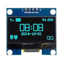Módulo De Display OLED De 1,3 Polegadas 128X64 Comunicação SPI I2C Cor Branca Azul LCD LED Módulo De Display OLED De 1,3 Polegadas 128X64 Comunicação SPI I2C Cor Branca Azul LCD LED