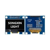 Módulo De Display OLED De 1,3 Polegadas 128X64 Comunicação SPI I2C Cor Branca Azul LCD LED