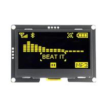 Módulo De Display OLED LCD De 2.4 Polegadas 128x64 SSD1309 Interface IIC I2C SPI De 4 Pinos