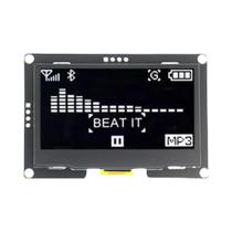Módulo De Display OLED LCD De 2.4 Polegadas 128x64 SSD1309 Interface IIC I2C SPI De 4 Pinos