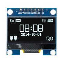 Módulo De Display OLED LCD LED De 1.3 Polegadas, Comunicação SPI IIC I2C, Branco E Azul 128X64 Módulo De Display OLED LCD LED De 1.3 Polegadas, Comunicação SPI IIC I2C, Branco E Azul 128X64